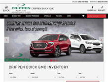 Tablet Screenshot of crippengmcars.com